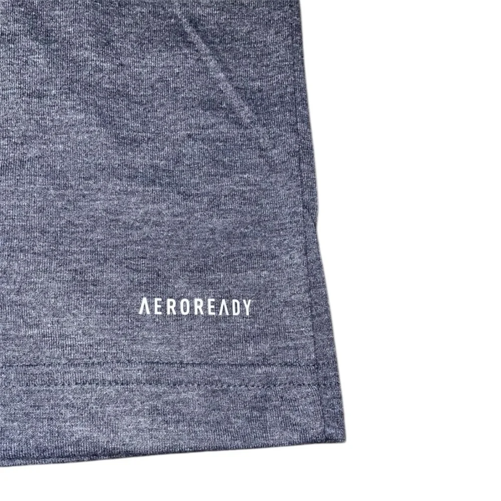 Adidas Heather Gray and White Color Aeroready T-Shirt - Size L